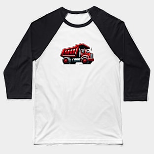 Big Red Whimsy-Cartoon Dump Truck Graphic for T- Shirt Baseball T-Shirt